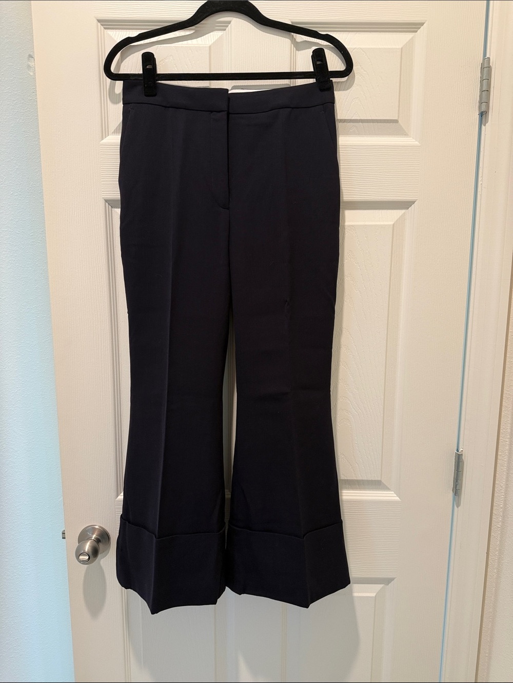 Stella McCartney Navy Boot Cut Flare Trousers